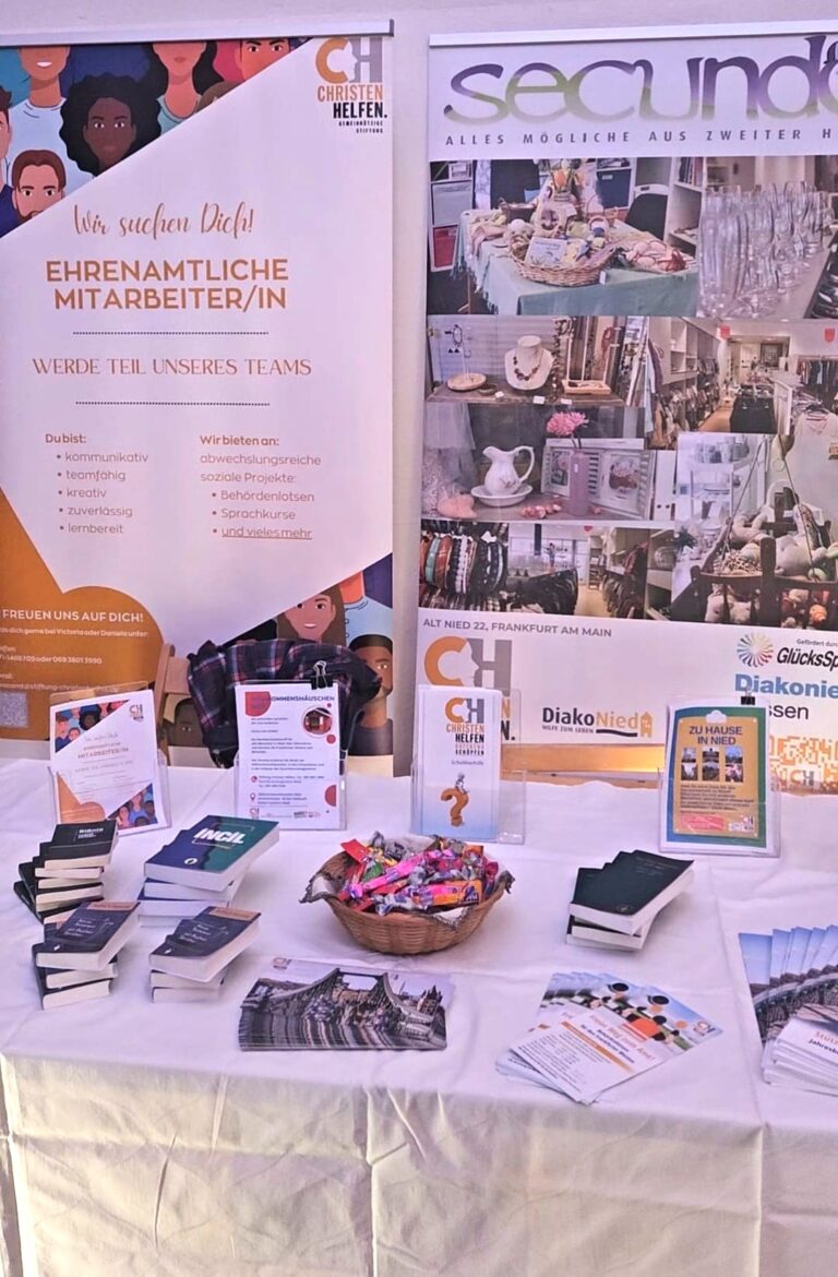 Vorstellung beim Allianzgottesdienst