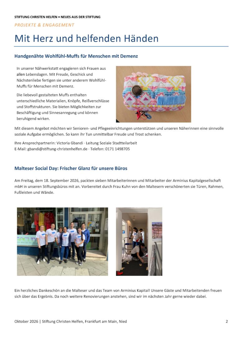 Newsletter November 2026