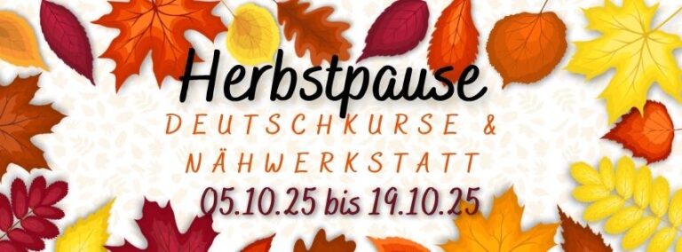 Wir gehen in die Herbstpause!